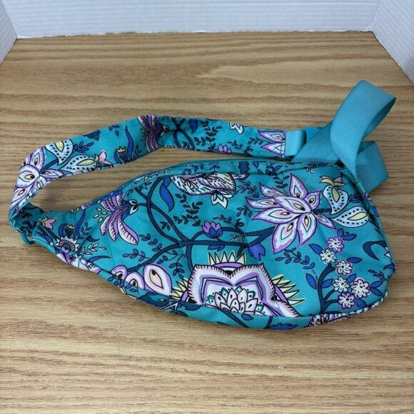 Vera Bradley Essential COMPACT Sling Bag Backpack ~ PEACOCK GARDEN - Picture 5 of 8